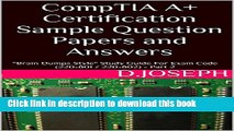 PDF  CompTIA A  Certification Sample Question Papers and Answers: 