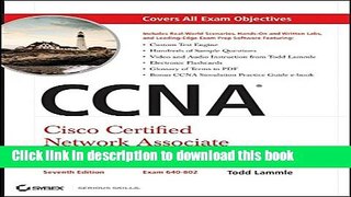 PDF  CCNA Cisco Certified Network Associate Study Guide, 7th Edition  {Free Books|Online