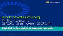 Ebook Introducing Microsoft SQL Server 2014 Full Online