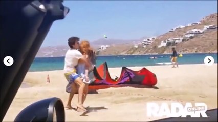 Lindsay Lohan is assaulted by boyfriend at Beach