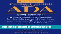 Books Pocket Guide to the ADA: Americans with Disabilities Act Accessibility Guidelines for