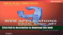 Ebook McAd/MCSD Self-Paced Training Kit: Developing Web Applications with Microsoft Visual Basic