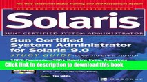 Books Sun Certified System Administrator for Solaris 9.0 Study Guide (Exams 310-014   310-015)