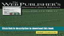 Ebook The Web Publisher s Illustrated Quick Reference: Covers HTML 3.2 and VRML 2.0 Full Online
