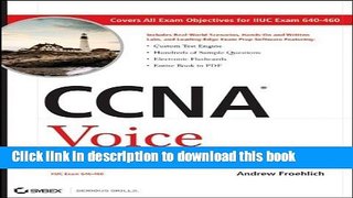 Books CCNA Voice Study Guide: Exam 640-460 1st edition by Froehlich, Andrew (2010) Paperback Full