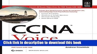 Books CCNA Voice Study Guide: Exam 640-460 w/cd Free Online