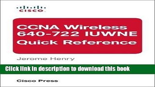 Ebook CCNA Wireless (640-722 IUWNE) Quick Reference by Henry, Jerome (2013) Paperback Full Download