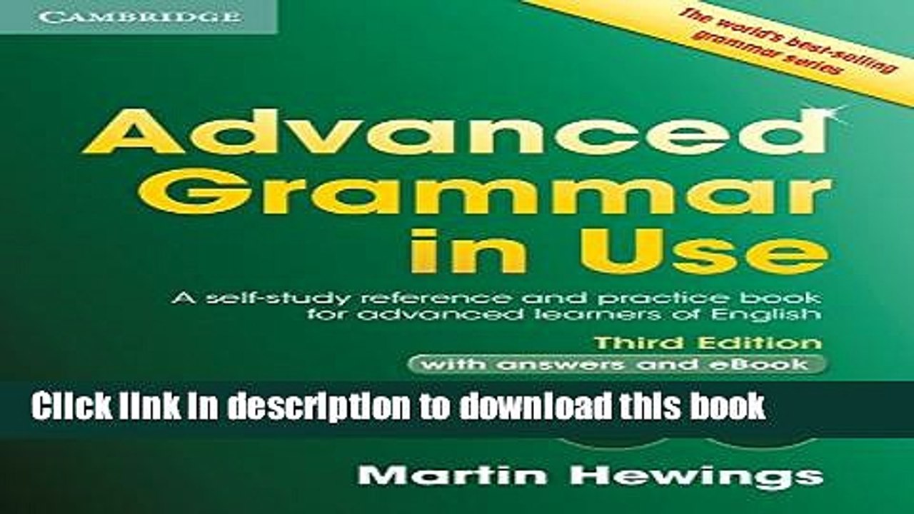 Books Advanced Grammar in Use Book with Answers and Interactive eBook: A Self-study Reference and