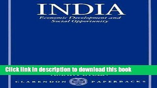 Books India: Economic Development and Social Opportunity Full Online