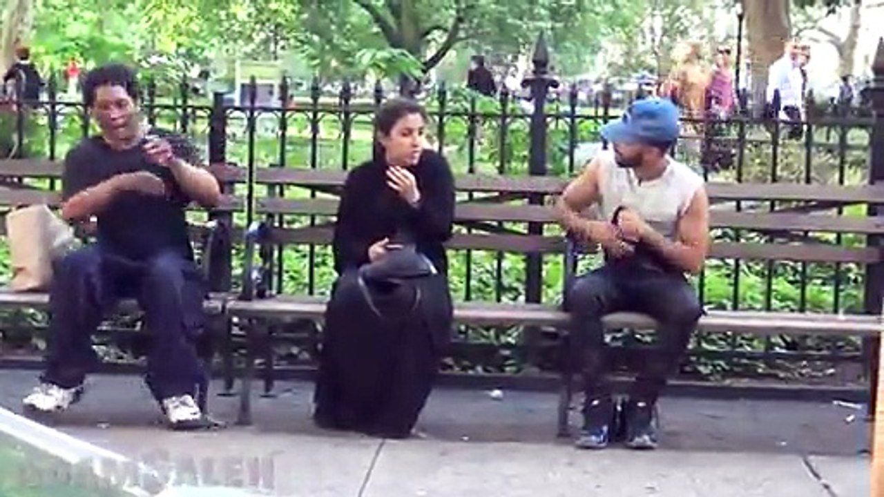 Watch Out The Reaction Of People When A Guy Pulling HIJAB OFF