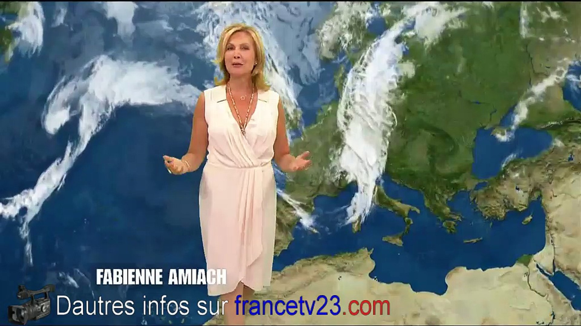 Prévision météo France présentée par-Fabienne Amiach du 06 Aout 2016 -  Vidéo Dailymotion