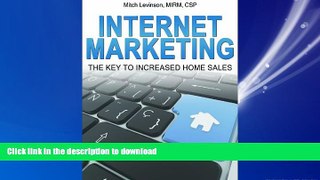 FAVORIT BOOK Internet Marketing: The Key to Increased Home Sales READ EBOOK
