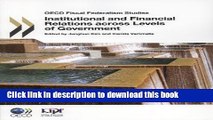 [Read  e-Book PDF] OECD Fiscal Federalism Studies Institutional and Financial Relations across