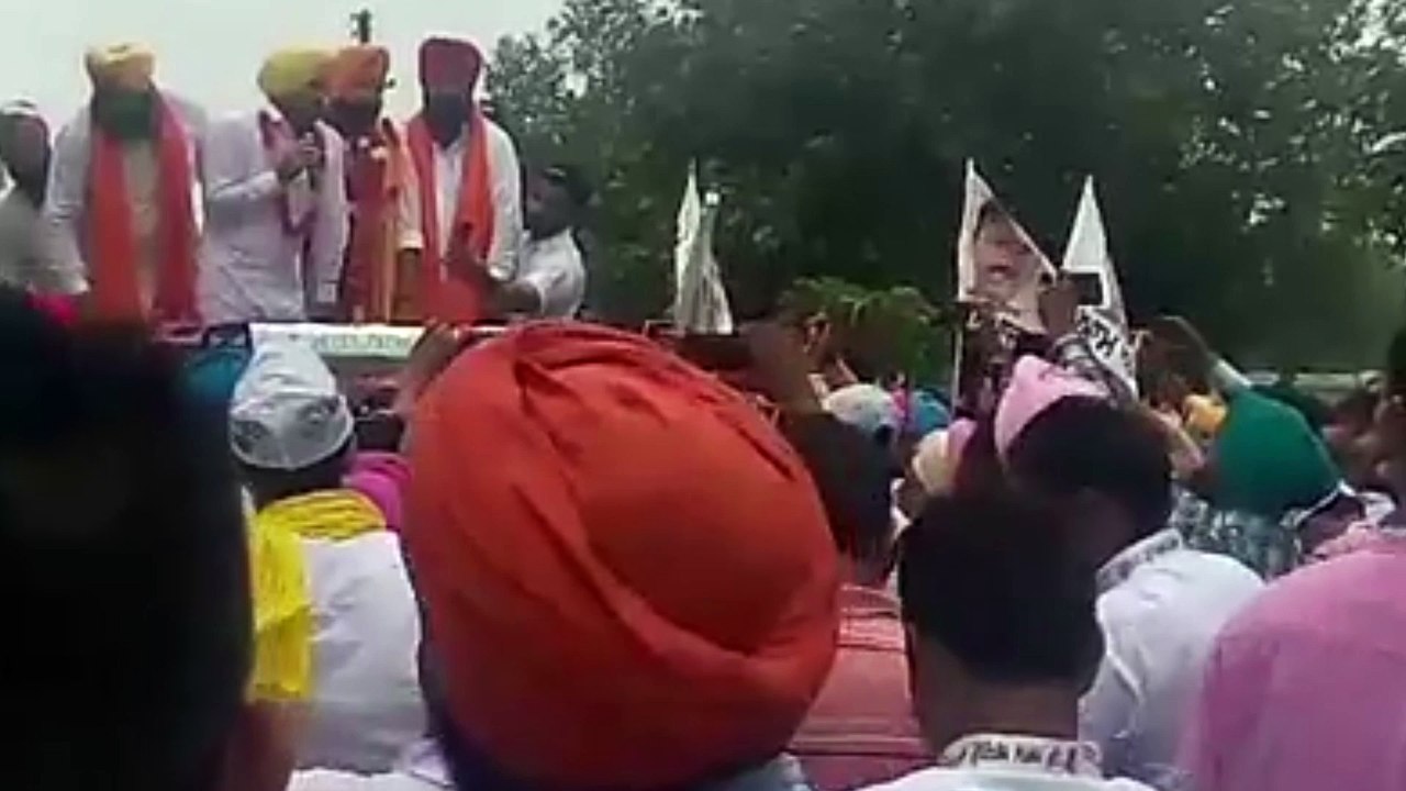Bhagwant Mann speech at Katana Sahib's Roadshow