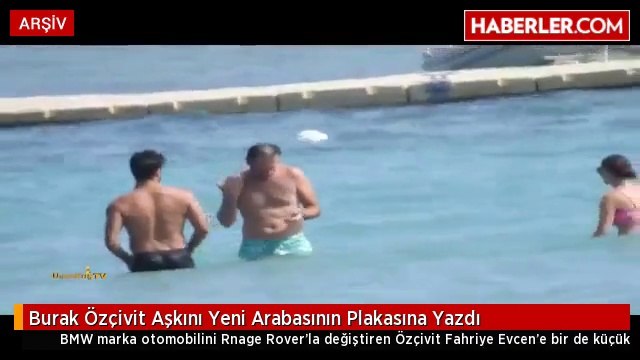 Burak Özçivit Aşkını Yeni Arabasının Plakasına Yazdı