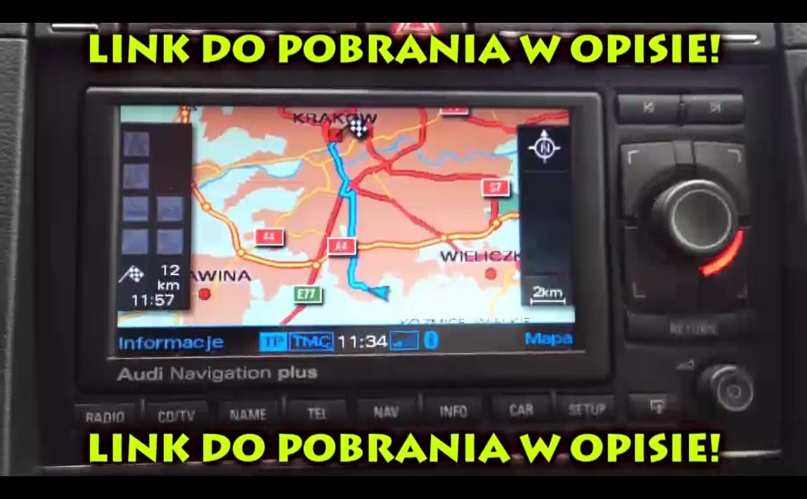 AUDI RNS-E Polski Język + Lektor (A3 A4 A6 A8 TT R8 EXEO)