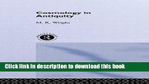 Books Cosmology in Antiquity Free Download