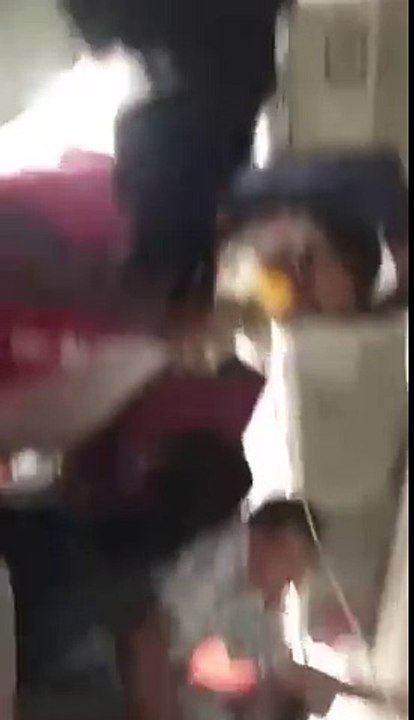 Raw video footage of passengers escaping the Emirates flight