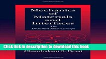 Ebook Mechanics of Materials and Interfaces: The Disturbed State Concept Free Online