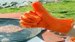 KEDSUM Grilling Silicone Cooking Oven Gloves Kitchen Tongs SetHeat Resistan