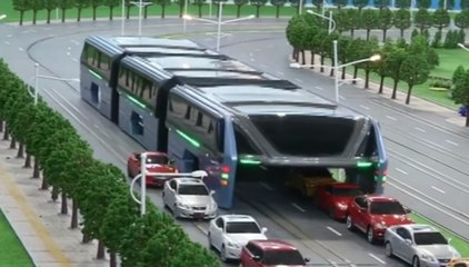 Les chinois inventent un bus anti-bouchon
