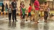 Children Enjoying Rain in Karachi