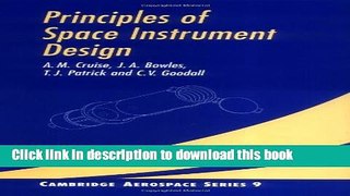 Ebook Principles of Space Instrument Design Full Download