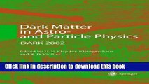 Books Dark Matter in Astro- and Particle Physics: Proceedings of the International Conference DARK