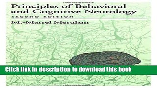 Books Principles of Behavioral and Cognitive Neurology Full Online