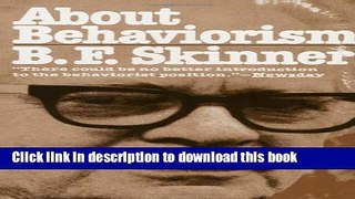 Books About Behaviorism Free Online