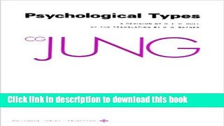 Books Collected Works of C.G. Jung, Volume 6: Psychological Types Free Online