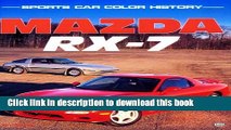 Download  Mazda Rx-7 (Sports Car Color History)  Free Books
