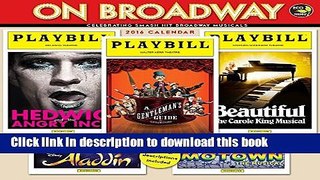 Books 2016 On Broadway Wall Calendar Full Online