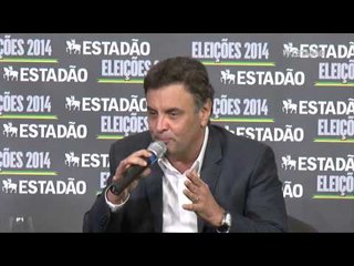Aécio sobre economia: "O governo não consegue dizer para que direção quer levar o Brasil"