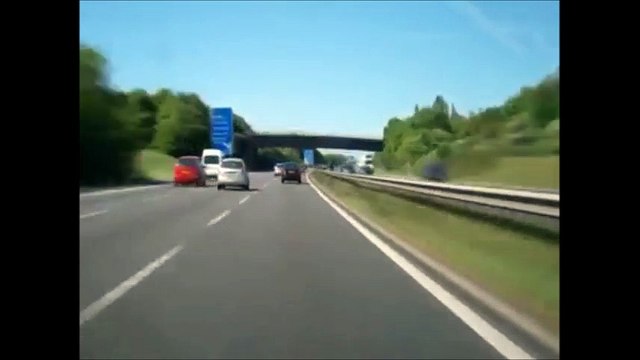 Motorway Maidstone to Dartford to Dover Kent M20 M25 M2 2011