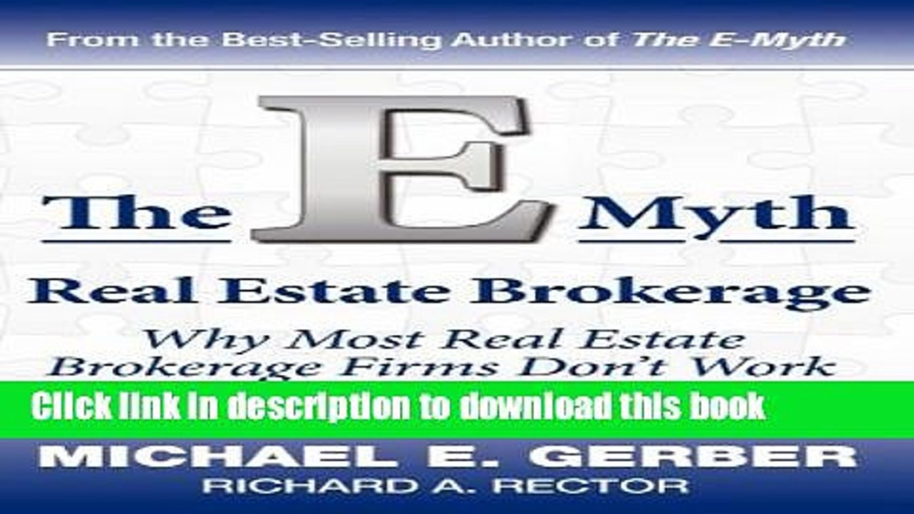 [Read PDF] The E-Myth Real Estate Brokerage Ebook Free