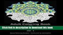 Books Adult Coloring Book with Color by Number or Not - Mandalas Vol. 1 (Volume 2) Free Online
