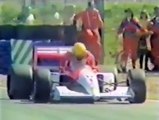 F1 , Silverstone 1991, Mansell dà un passaggio a Senna