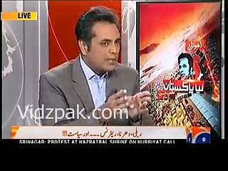 Zubair Umar gets confused when the anchorperson gives him a strong reply