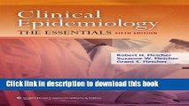Ebook Clinical Epidemiology: The Essentials 5th (fifth) Edition by Fletcher, Robert, Fletcher,