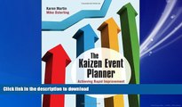 FAVORIT BOOK The Kaizen Event Planner: Achieving Rapid Improvement in Office, Service, and