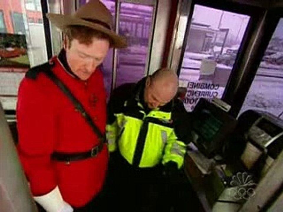 Conan Travels - "Conan visits the Canadian Border" - 2/13/04