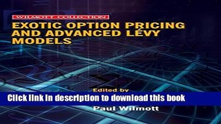 Ebook Exotic Option Pricing and Advanced Levy Models Free Online