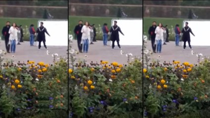Aishwarya and Ranbir in Vienna during ADHM shoot