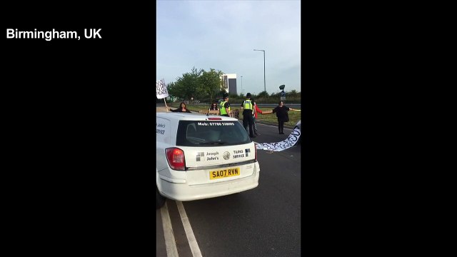 'Black lives matter' protests block UK highways