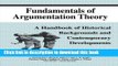 Ebook Fundamentals of Argumentation Theory: A Handbook of Historical Backgrounds and Contemporary
