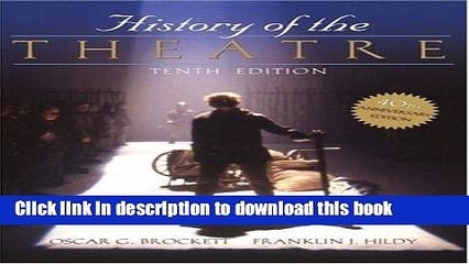 [PDF] History of the Theatre Online Book