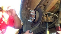 Wheel stud install on 2001 GMC Sierra 2500 8 bolt rear wheel 2/2