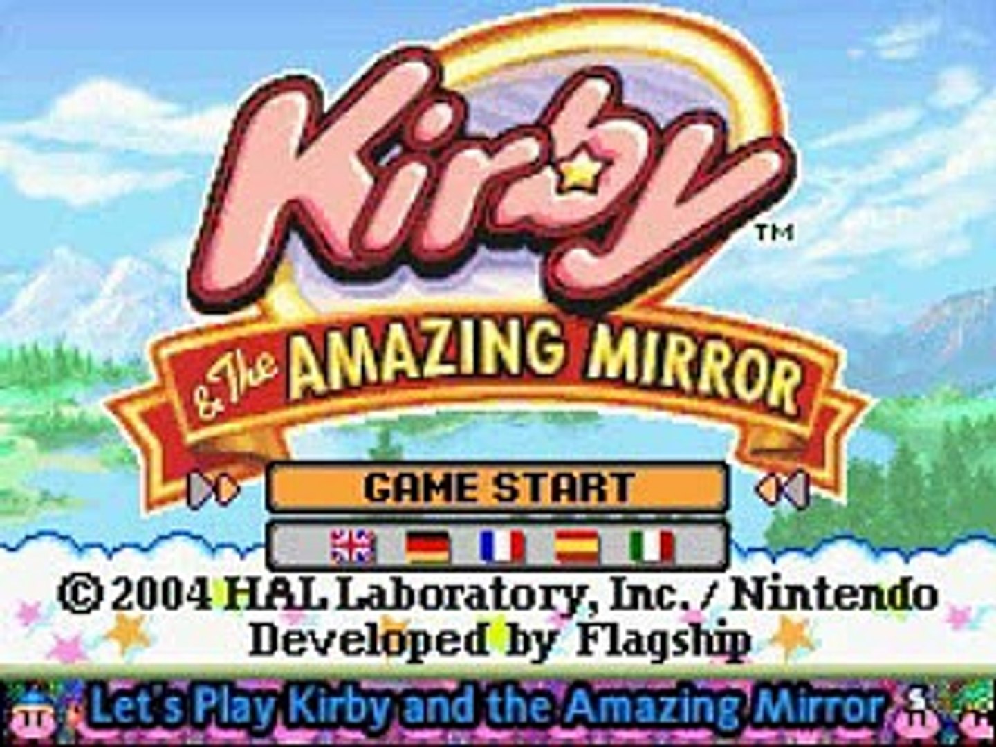 play kirby and the amazing mirror
