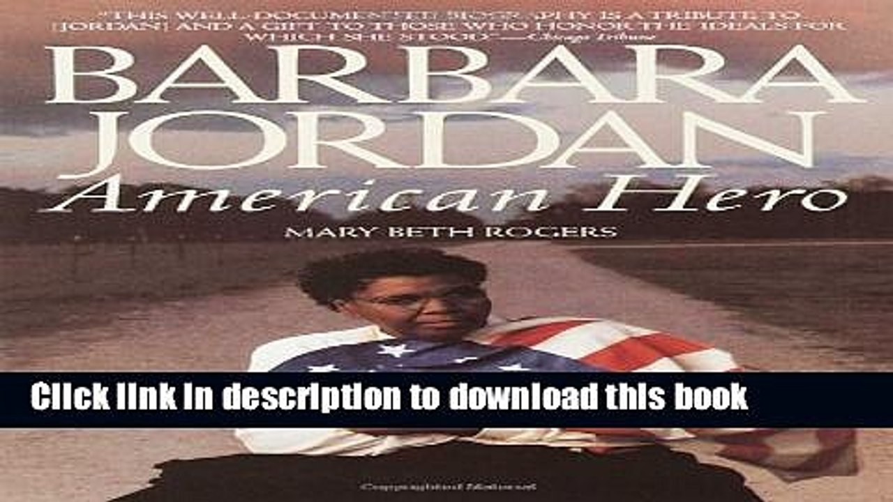 PDF  Barbara Jordan: American Hero  Free Books